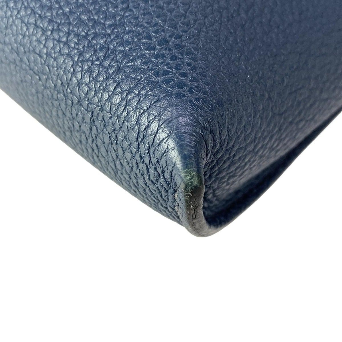 Hermes Shoulder Bag Vidopoche Blue Deplus Silver — view 9