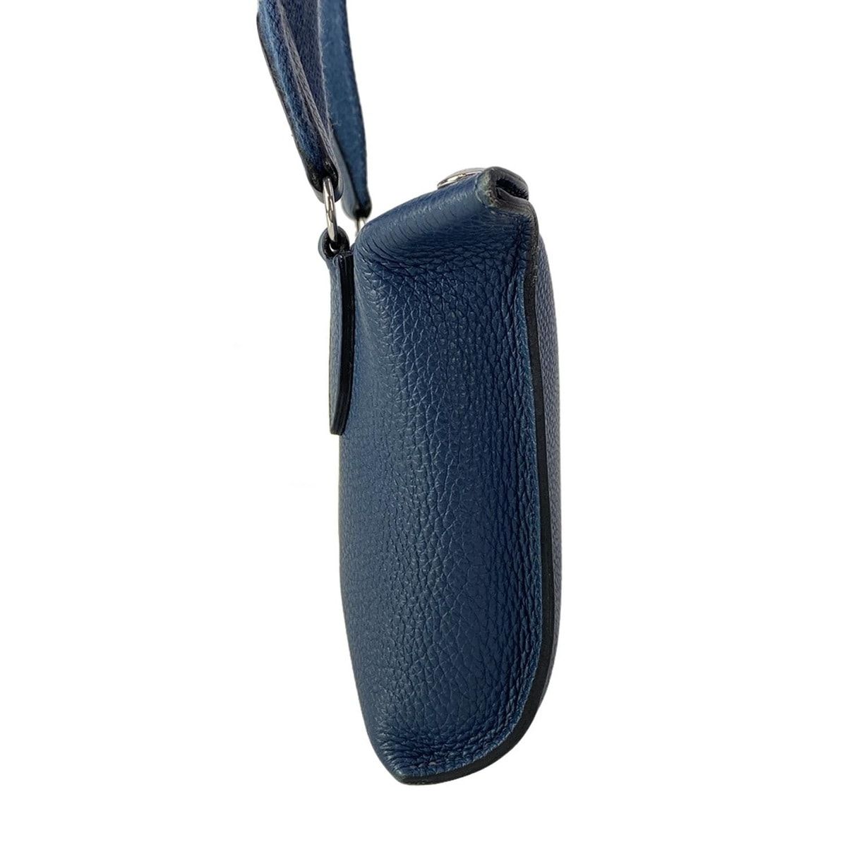 Hermes Shoulder Bag Vidopoche Blue Deplus Silver — view 2