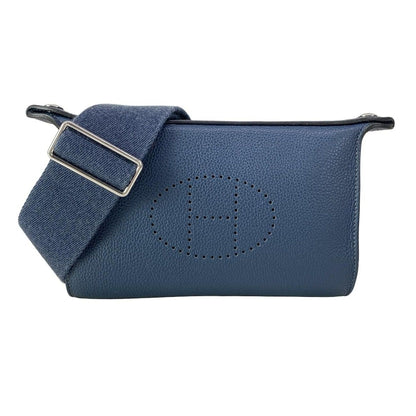 Hermes Shoulder Bag Vidopoche Blue Deplus Silver