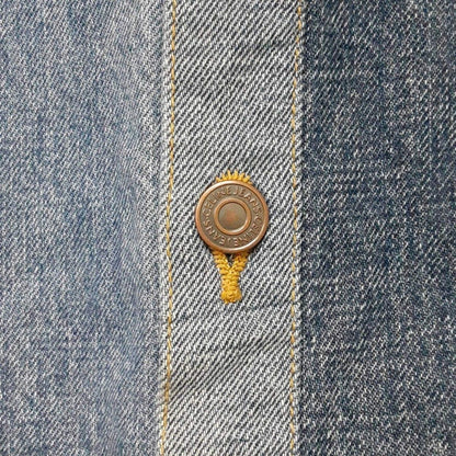 Celine Long Skirt 26 S Blue Denim — view 6