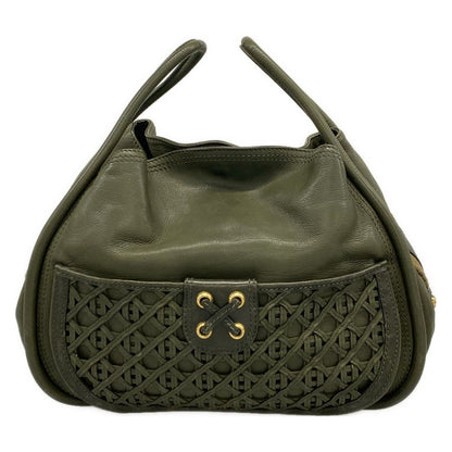 Dior Handbag Khaki Beige Leather