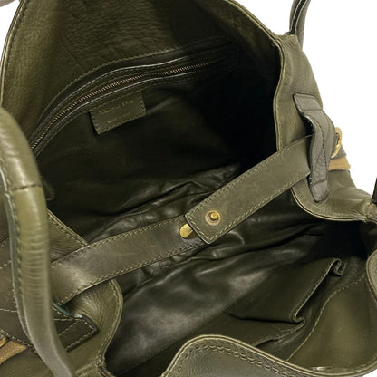 Dior Handbag Khaki Beige Leather — view 7