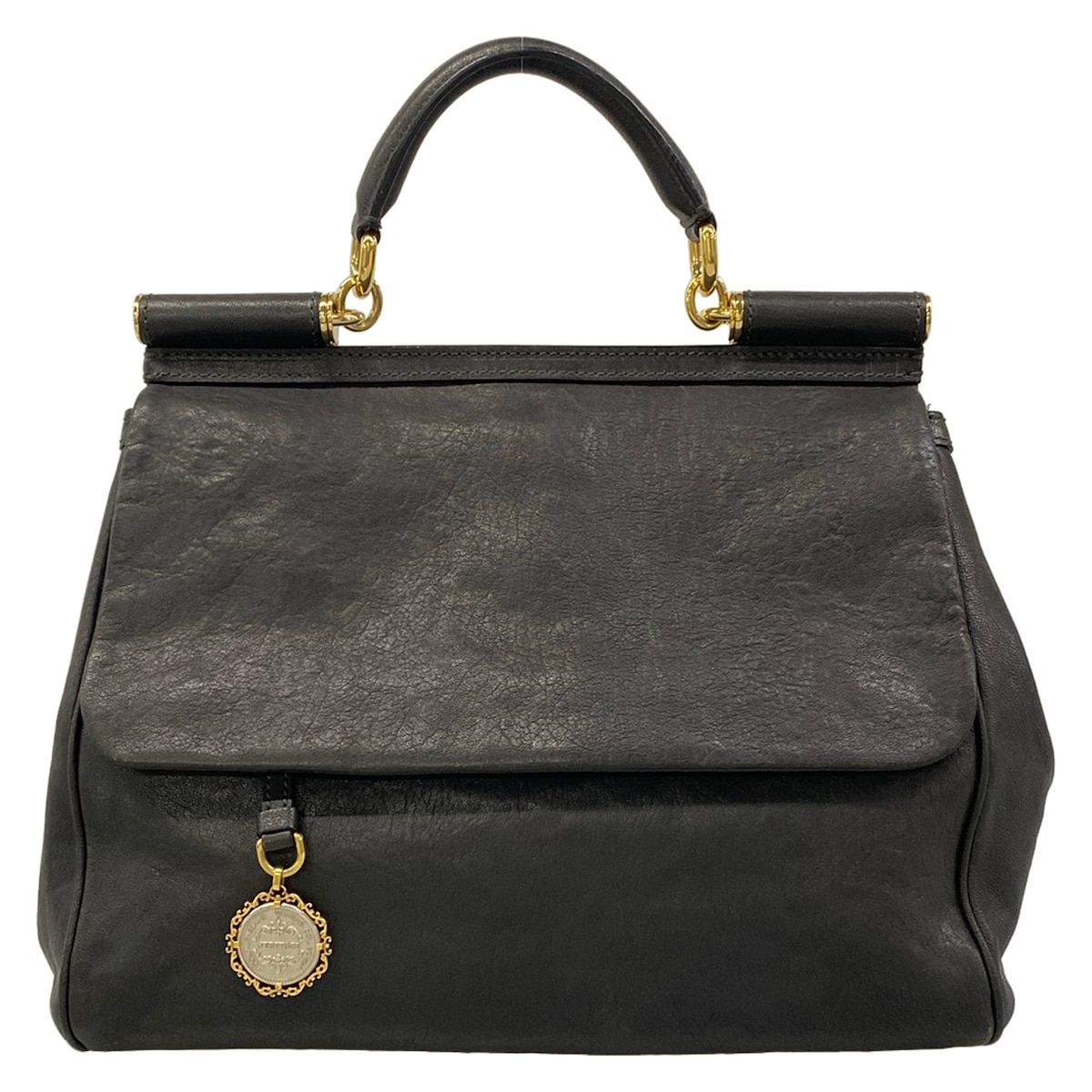 Dolce & Gabbana Handbag Shisiri Black Leather