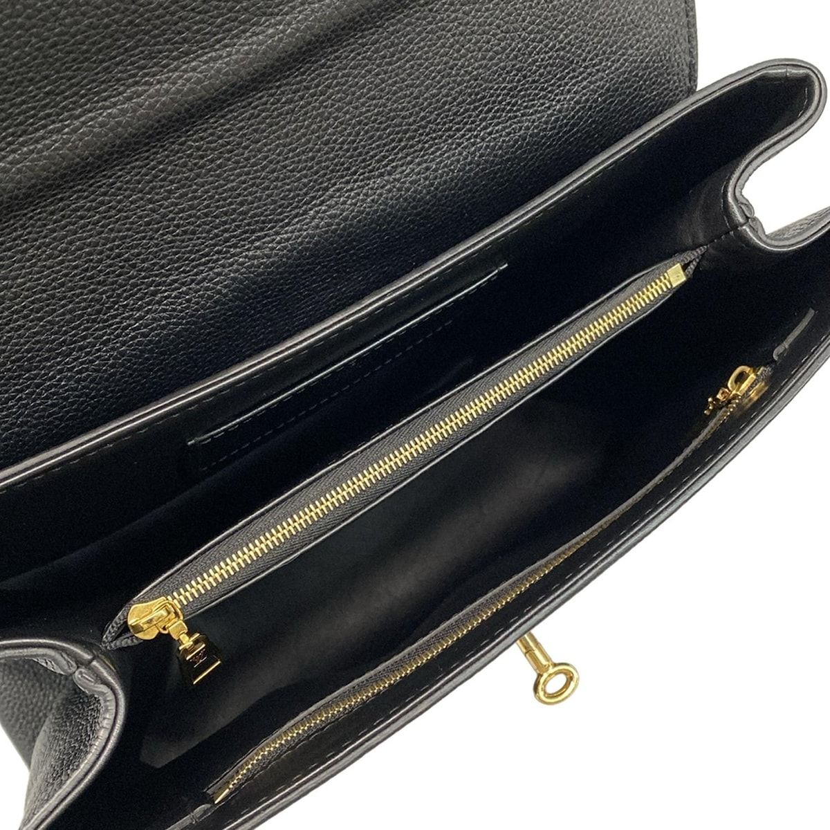 Louis Vuitton Handbag Rose Des Vents MM Noir Leather — view 7