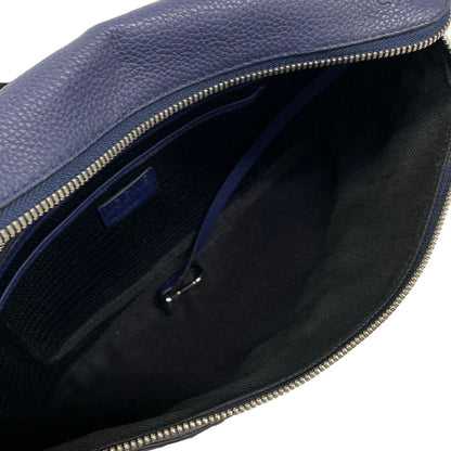 Loewe Shoulder Bag Puzzle Sling Navy Leather — view 7