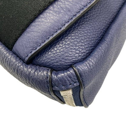 Loewe Shoulder Bag Puzzle Sling Navy Leather — view 6