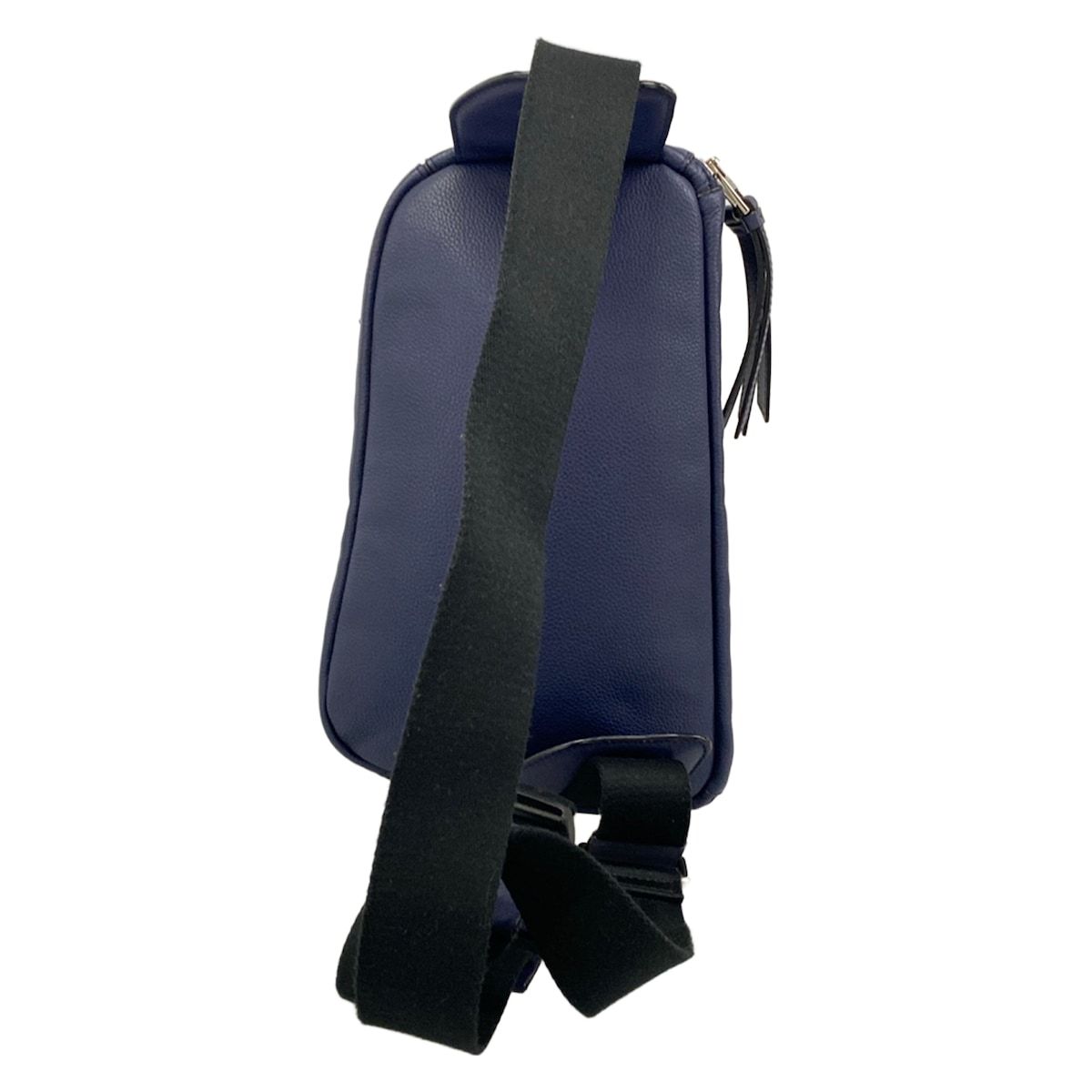 Loewe Shoulder Bag Puzzle Sling Navy Leather — view 3
