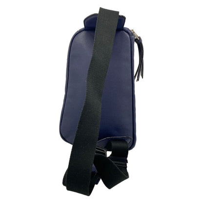 Loewe Shoulder Bag Puzzle Sling Navy Leather — view 3