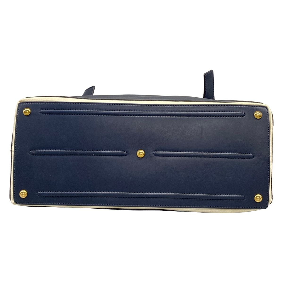 Saint Laurent Yves Handbag Muse to Dark Navy Ivory Leather — view 5
