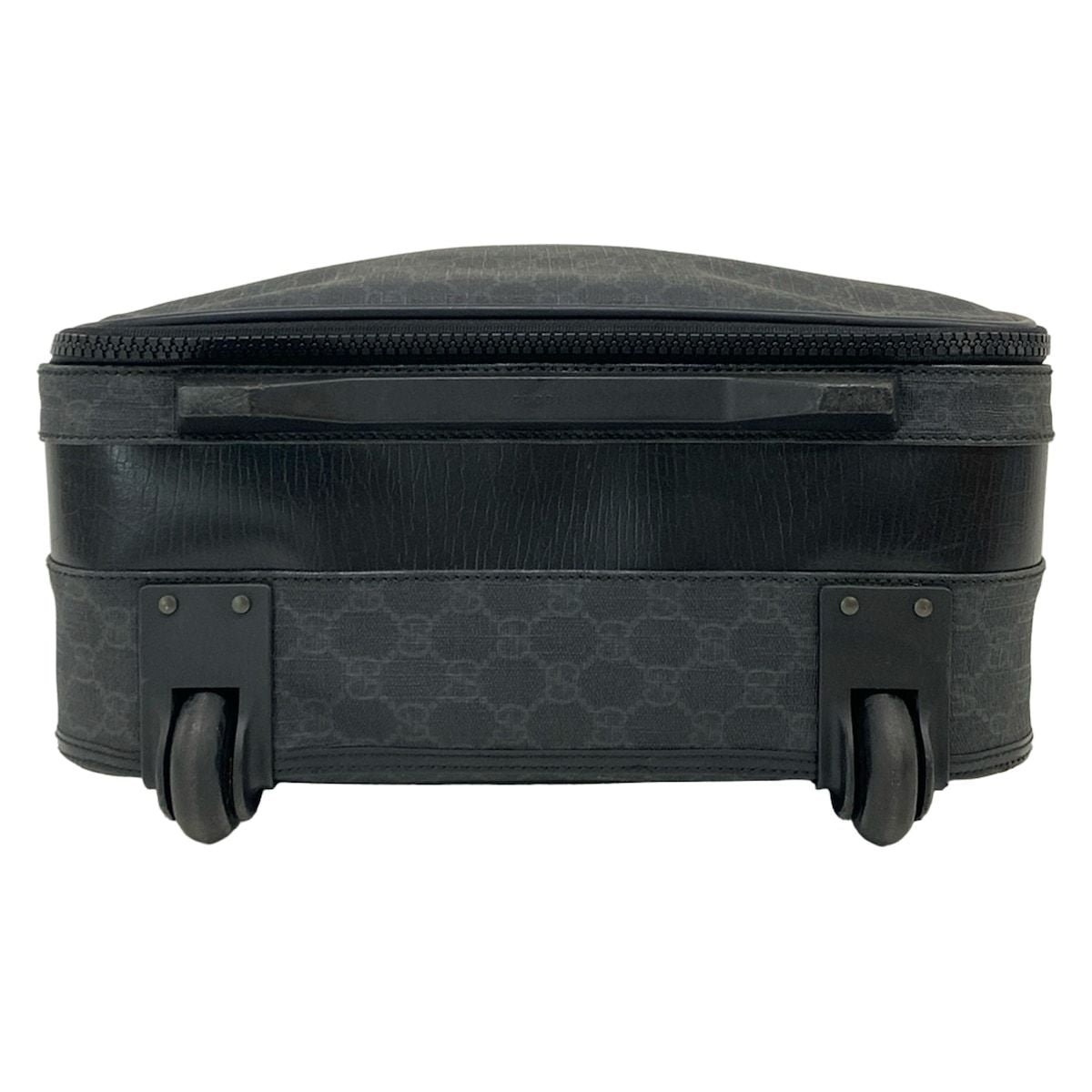 Gucci Travel Bag GG Supreme Black Dark Gray Leather — view 5