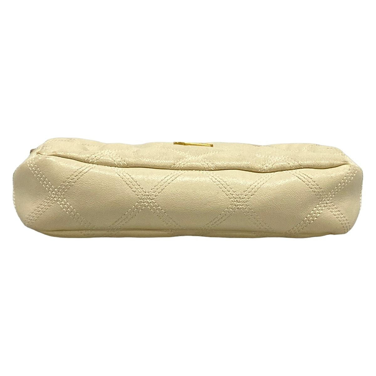 Saint Laurent Paris Shoulder Bag Beige Chain Quilted Leather — view 5