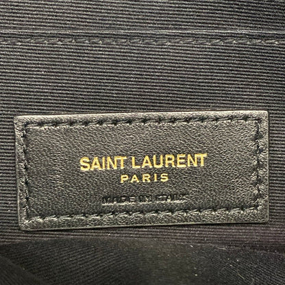 Saint Laurent Paris Shoulder Bag Beige Chain Quilted Leather — view 8