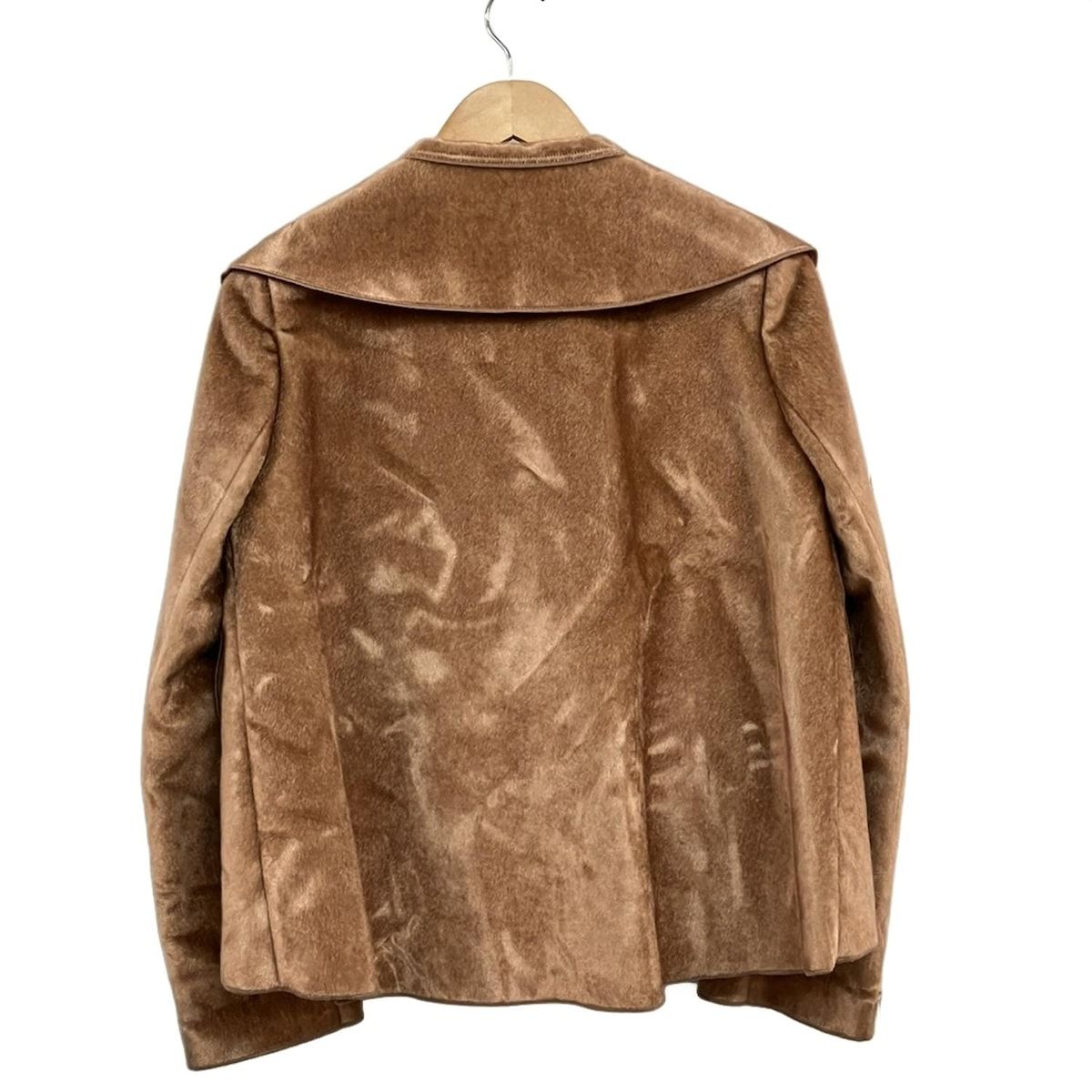Louis Vuitton Jacket 38 M Pink Brown Long Sleeve Calf Hair Double Autumn Winter — view 2