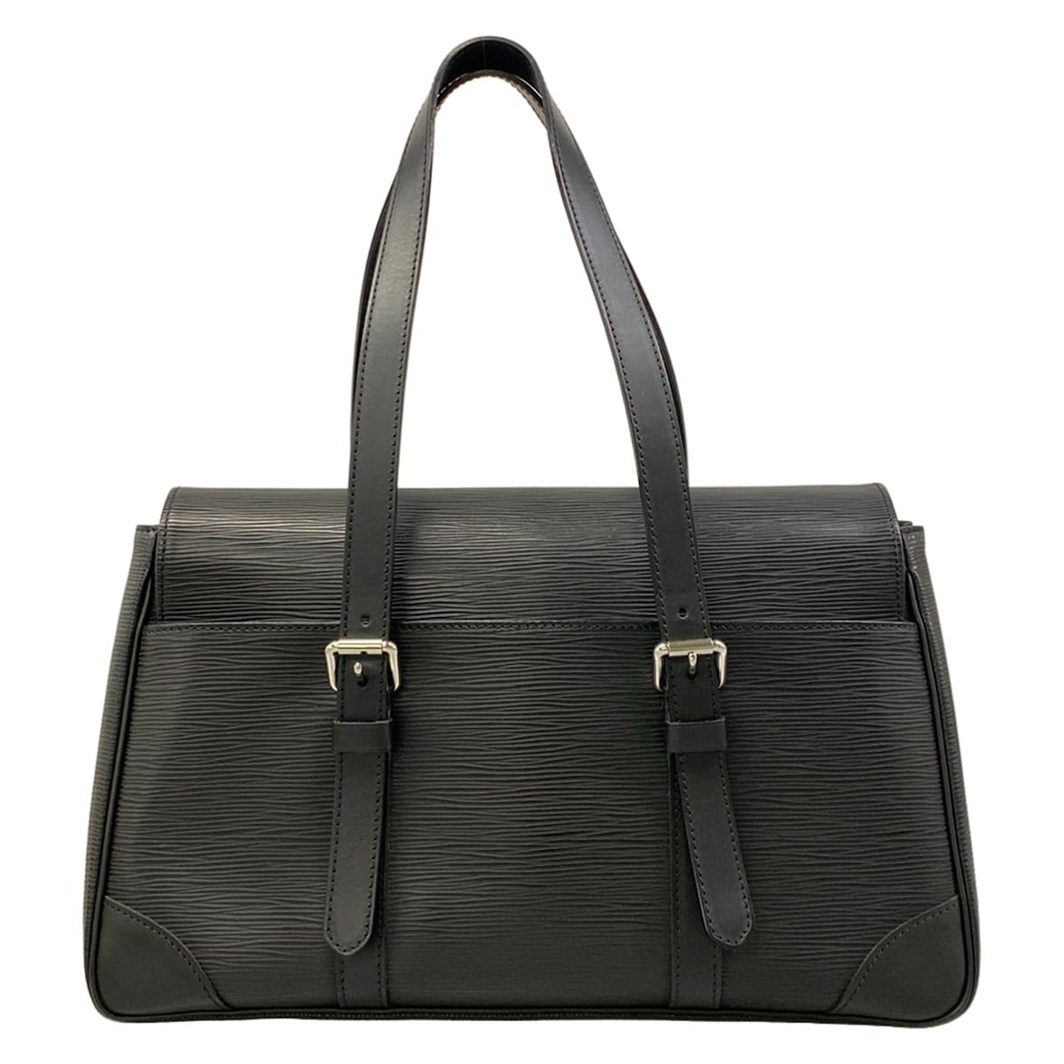 Louis Vuitton Shoulder Bag Epi Segur MM Noir Leather — view 3