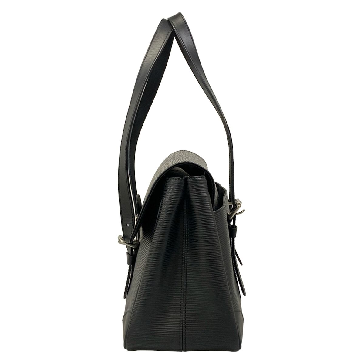 Louis Vuitton Shoulder Bag Epi Segur MM Noir Leather — view 4
