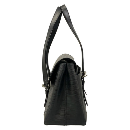 Louis Vuitton Shoulder Bag Epi Segur MM Noir Leather — view 4