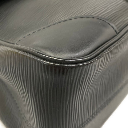 Louis Vuitton Shoulder Bag Epi Segur MM Noir Leather — view 6