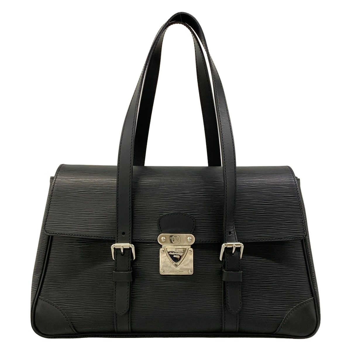 Louis Vuitton Shoulder Bag Epi Segur MM Noir Leather