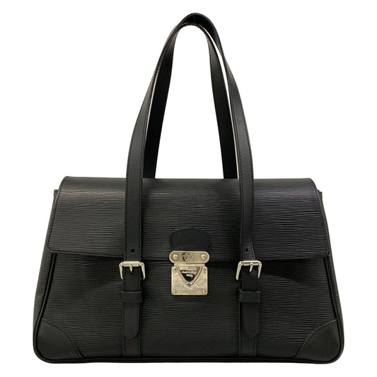 Louis Vuitton Shoulder Bag Epi Segur MM Noir Leather