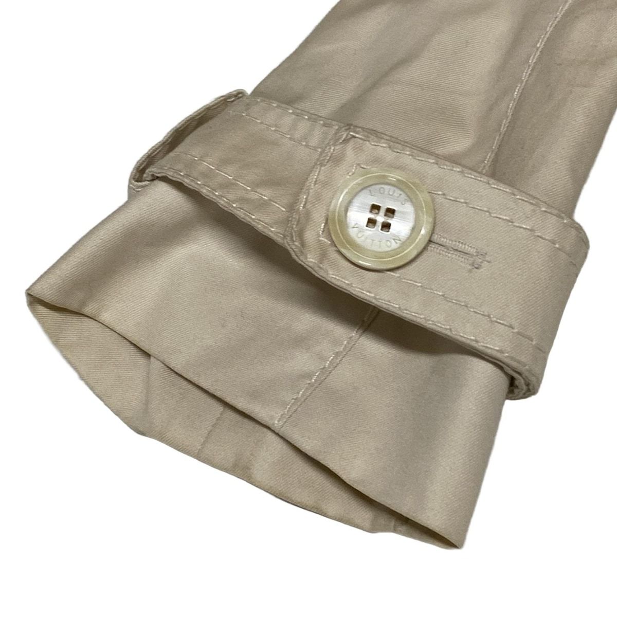 Louis Vuitton Jacket 38 M Beige Long Sleeve Spring Autumn Cotton — view 6