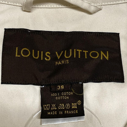 Louis Vuitton Jacket 38 M Beige Long Sleeve Spring Autumn Cotton — view 3