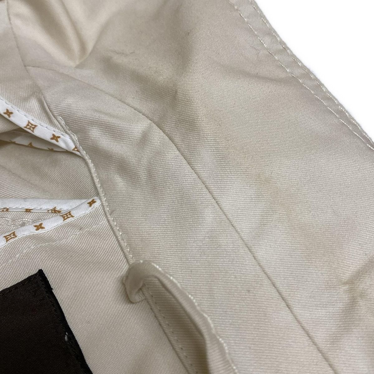 Louis Vuitton Jacket 38 M Beige Long Sleeve Spring Autumn Cotton — view 8