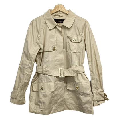 Louis Vuitton Jacket 38 M Beige Long Sleeve Spring Autumn Cotton