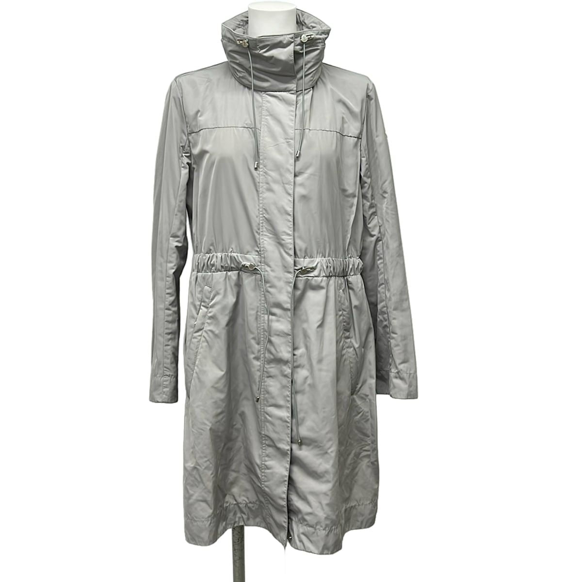 Moncler Coat 3 L Malachite Gray Long Sleeve Spring Autumn