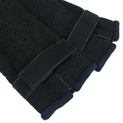 Chanel Jacket 36 S Black Dark Navy Tweed Magic Tape Cotton — view 6