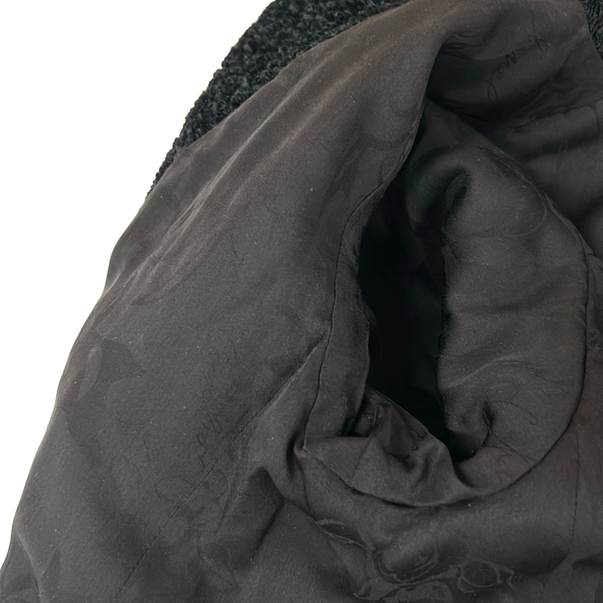 Chanel Jacket 38 M Black Silver Zip Up Long Sleeve Autumn Winter Silk — view 8