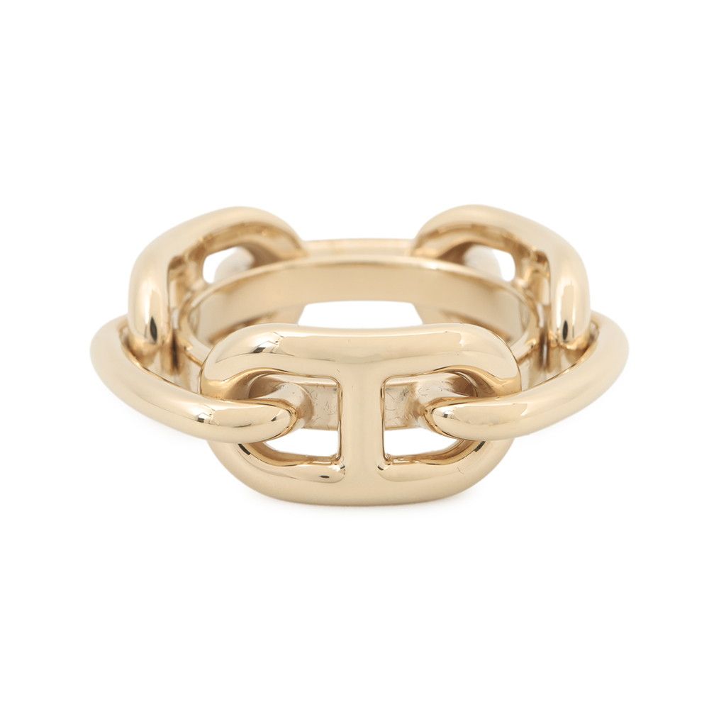 Hermes Scarf Ring 90 Legato Chaine D'ancre Carre Metal
