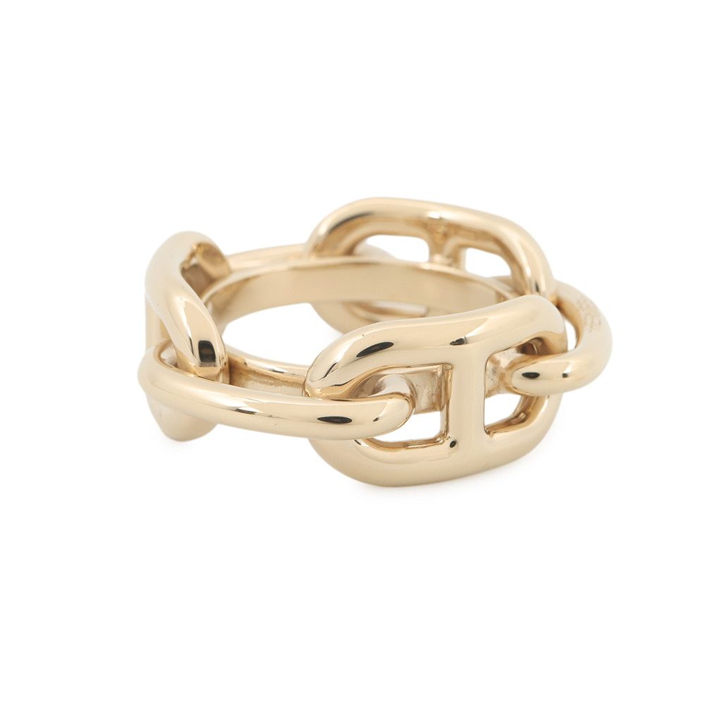 Hermes Scarf Ring 90 Legato Chaine D'ancre Carre Metal — view 2