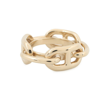 Hermes Scarf Ring 90 Legato Chaine D'ancre Carre Metal — view 2