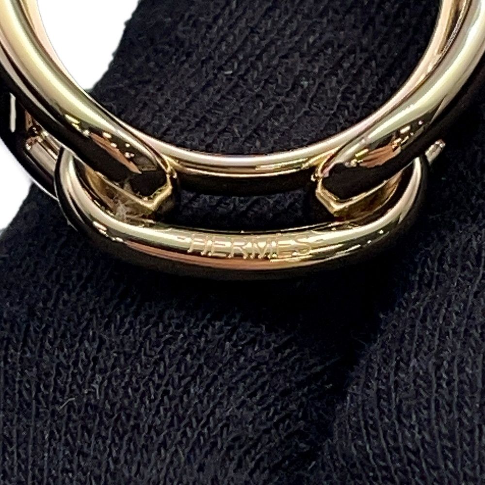 Hermes Scarf Ring 90 Legato Chaine D'ancre Carre Metal — view 6