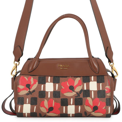 Prada Handbag Bowling Leather Bag