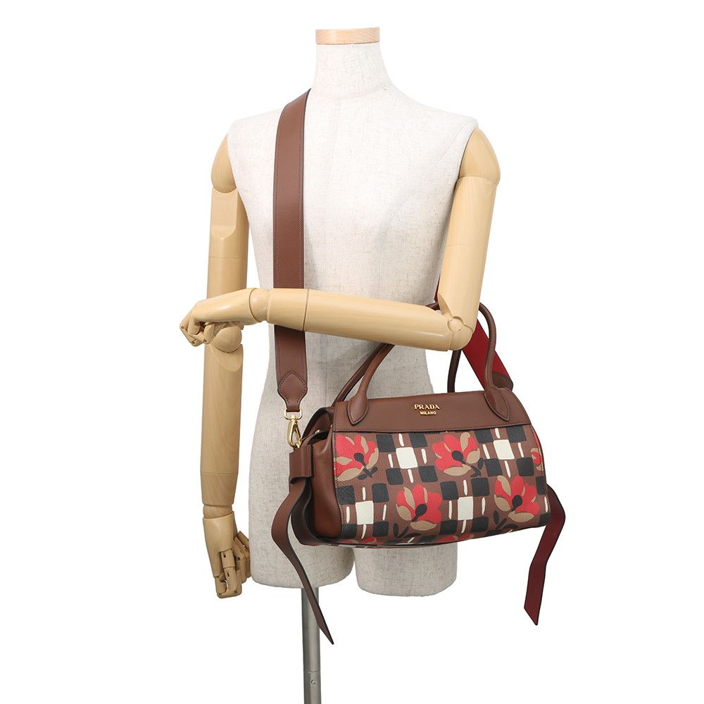 Prada Handbag Bowling Leather Bag — view 5