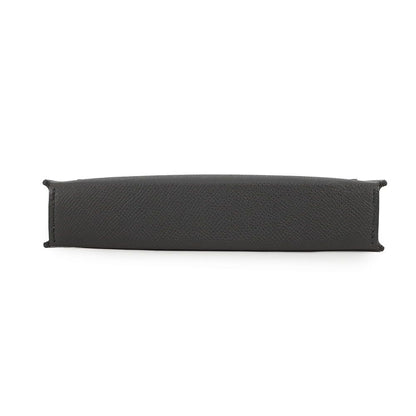 Hermes Shoulder Wallet Nap to Go Black Silver Epsom — view 3