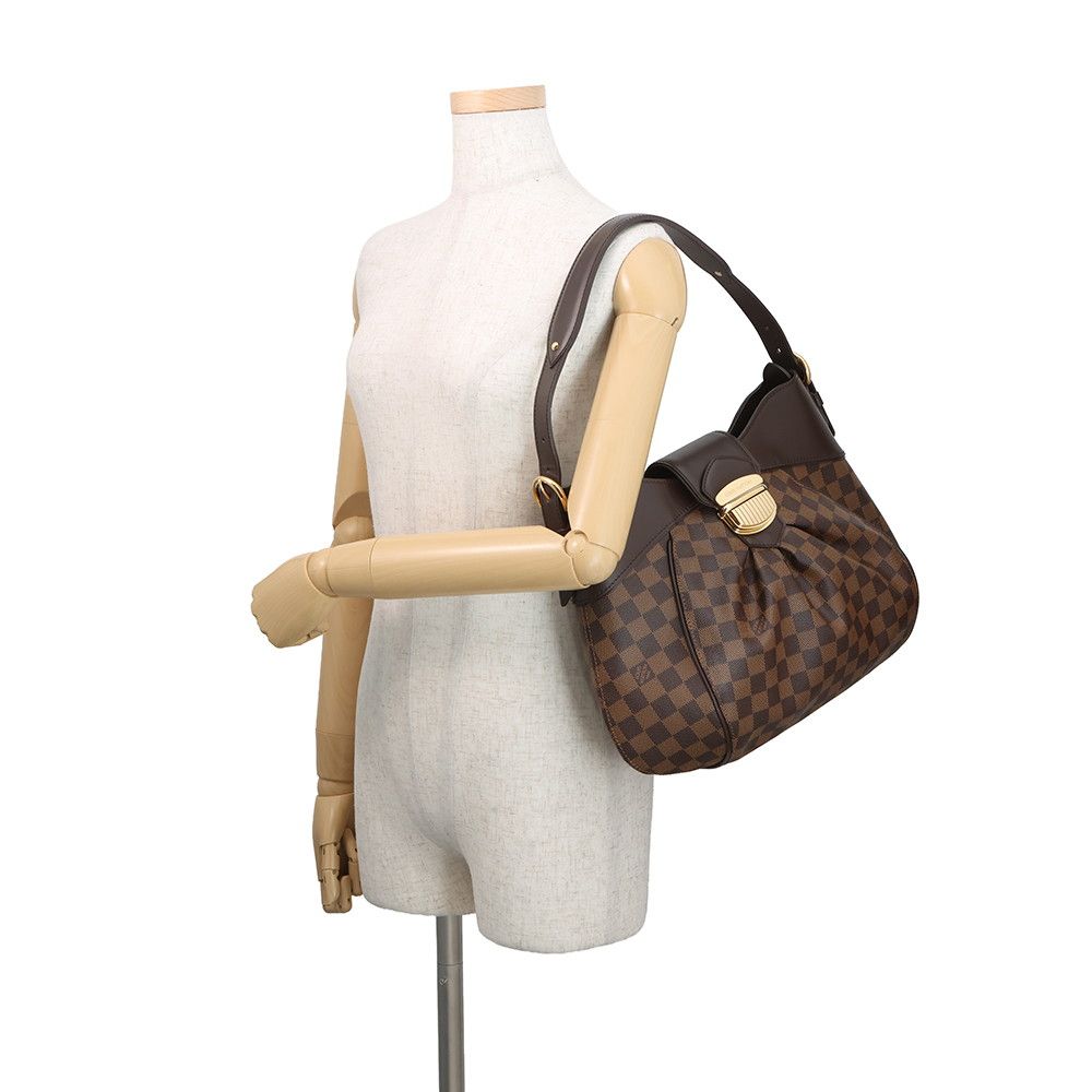 Louis Vuitton Shoulder Bag Damier Ebene Sistine MM — view 4