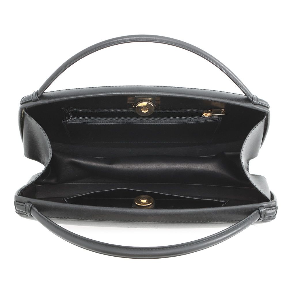 Loewe Handbag Logo Leather Black — view 5
