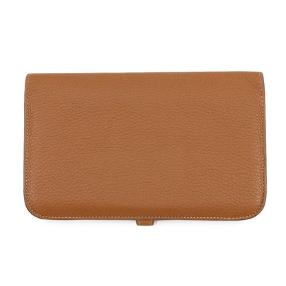 Hermes Wallet Dogon GM Gold Silver Togo — view 3