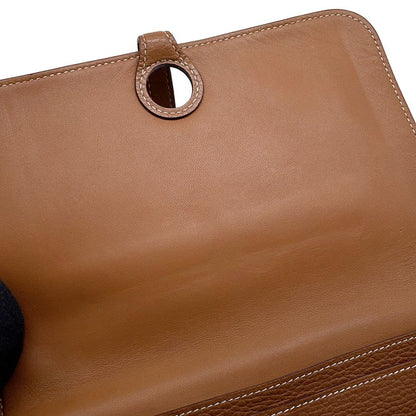 Hermes Wallet Dogon GM Gold Silver Togo — view 9