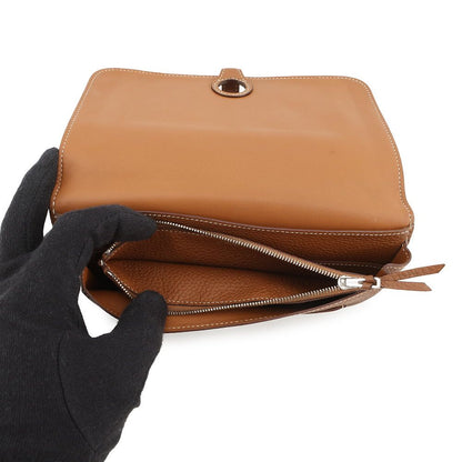 Hermes Wallet Dogon GM Gold Silver Togo — view 5