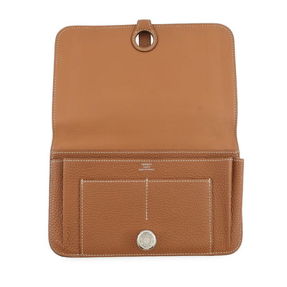 Hermes Wallet Dogon GM Gold Silver Togo — view 4