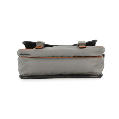 Prada Shoulder Bag Triangle Logo Nylon Leather Black — view 3