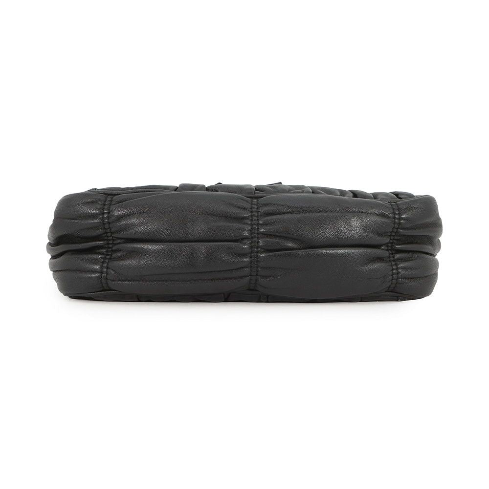 Prada Shoulder Bag Re Edition Leather 2-Way Black — view 3