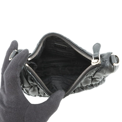 Prada Shoulder Bag Re Edition Leather 2-Way Black — view 6
