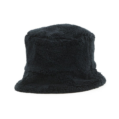 Prada Hat Logo Embroidery Bucket Hat Polyester S Hat Black — view 3