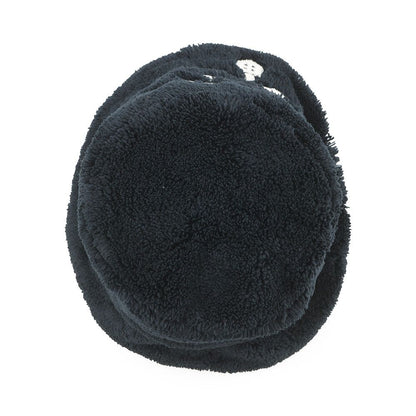 Prada Hat Logo Embroidery Bucket Hat Polyester S Hat Black — view 4