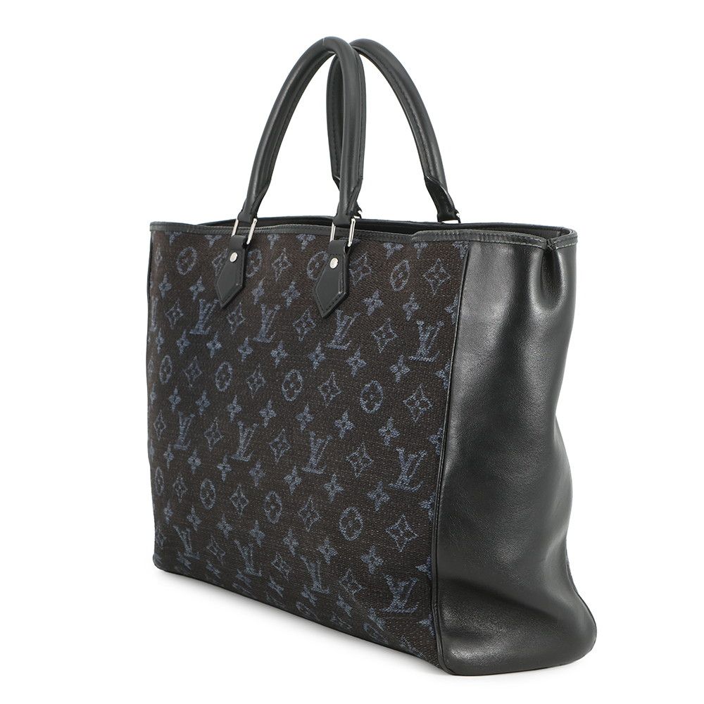 Louis Vuitton Tote Monogram Jacquard Grand Sac Black — view 2