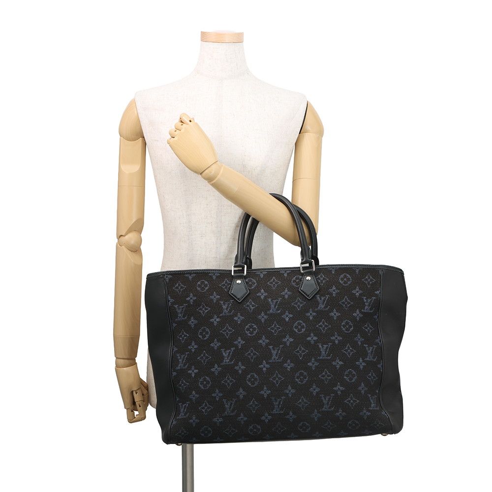 Louis Vuitton Tote Monogram Jacquard Grand Sac Black — view 4